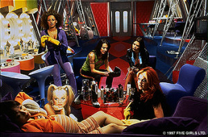 ... , Scary, Ginger and Baby Spice are The Spice Girls in Spice World
