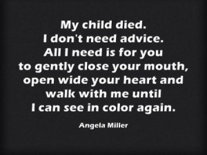 Things to Never Say to a Bereaved Parent