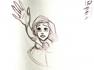 Walt Disney Characters Walt Disney Sketches - Princess Ariel