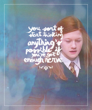 ... 10. The character they butchered the most in the movies: Ginny Weasley