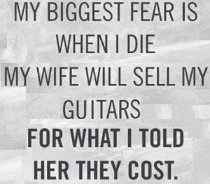 Biggest Guitarist Fear… [Quote]