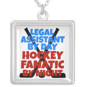 Hockey Lover Legal Assistant Jewelry