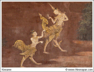 ... the himmapan beings described as a beautiful half woman half swan with