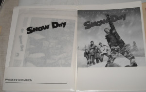 Details zu 2000 SNOW DAY MOVIE PROMO PRESS KIT CHEVY CHASE ZENA GREY