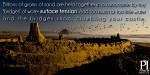 Learn more about the physics of sandcastles