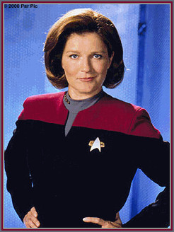 with her before she has coffee! Captain Janeway, Trek Captain, Captain ...