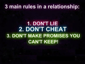 Main Rules In A Relationship