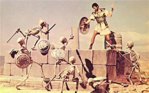 The skeleton fight from Jason and the Argonauts (1963) Photo: Everett ...
