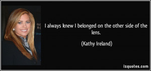 More Kathy Ireland Quotes