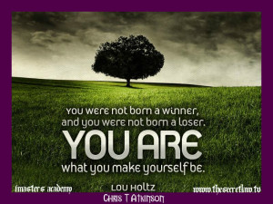 Make Yourself Be Lou Holtz Inspirational Picture Quote Facebook Cover ...