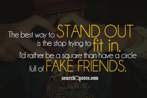 Fake Friends Quotes And Sayings