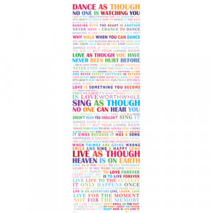 ... Door-Poster-53X158cm-Inspirational-Quotes-Motivational-Life-Print-Gift