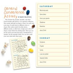 LDS Activity Day Ideas: Conference Roundup More