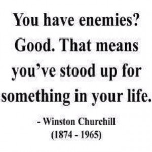 Stand up for your beliefs.