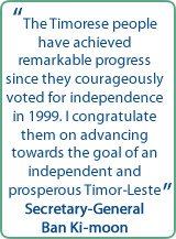 The UN Stabilization Mission in Timor-Leste