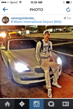 this lil fine ass nigga here, hes always in miami and NY