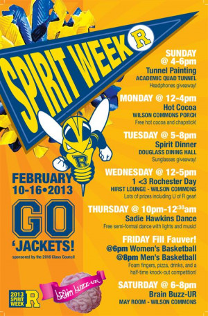 Flyer for Spirit Week Tunnel Painting!