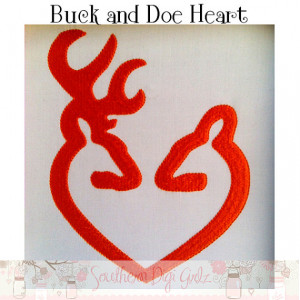 Buck And Doe Heart...