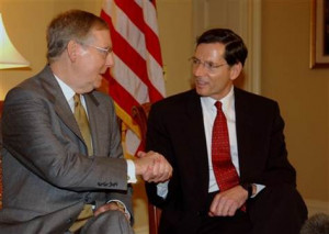 IMAGE: Sens. Mitch McConnell and John Barrasso