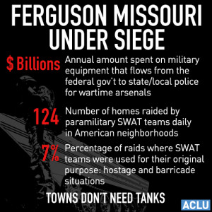Ferguson shows how a militarized police force can compromise our ...