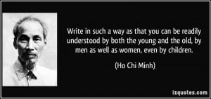 More Ho Chi Minh Quotes