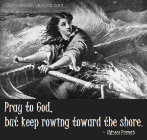 Keep rowing toward the shore…