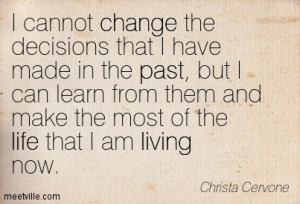 can't change the past quote