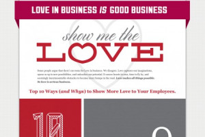 Love in Business is Good Business Infographic