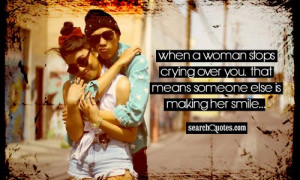 martin quotes when a woman stops crying over you that means someone ...