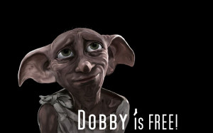 Dobby is FREE! (Wallpaper) by LovelyHufflePuff