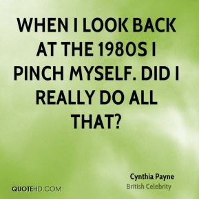 Cynthia Payne - When I look back at the 1980s I pinch myself. Did I ...