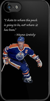 flaaaash › Portfolio › Wayne Gretzky quote iPhone case