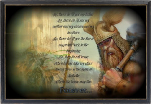 poem which is chanted during funerals or before battles enjoy