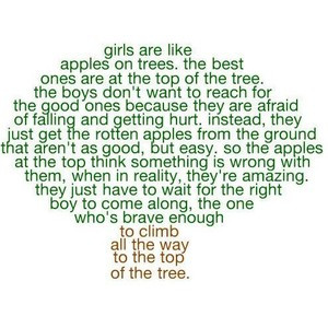 apples quote by taylor // use . ♥