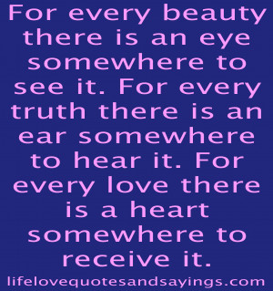 Beauty Quotes And Sayings For every beauty there is an