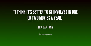 think it's better to be involved in one or two movies a year.”