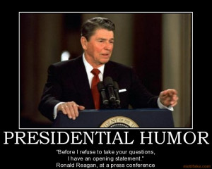 PRESIDENTIAL HUMOR - 