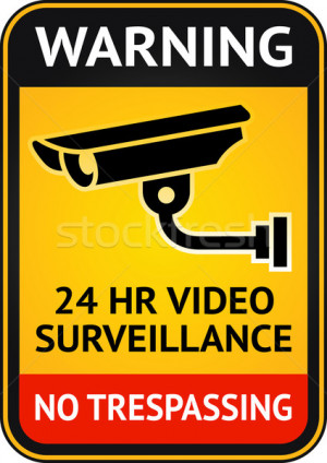 Surveillance Cameras Warning Signs