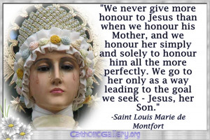 If you invoke the Blessed Virgin when you are tempted, she will ...