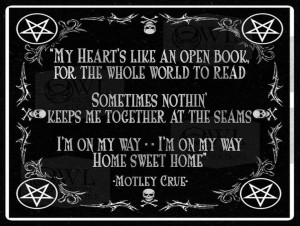 Motley Crue home sweet home