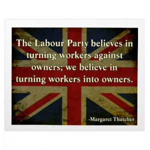 Thatcher Anti-Union Quote Plaques
