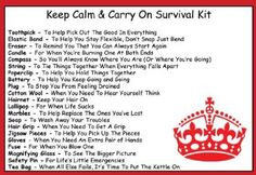 Keep Calm & Carry On Survival Kit In A Can. Humorous Novelty Fun Gift ...