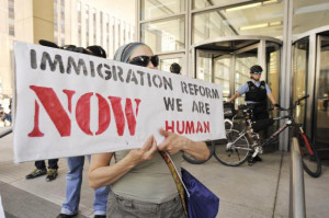 Immigration reform demonstration in Washington