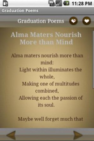 Graduation Poems and Quotes