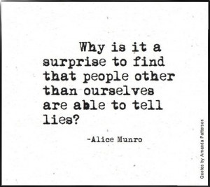 Why is it a surprise to find that people other than ourselves are able ...