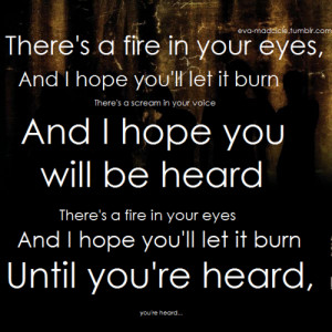 red jumpsuit apparatus lyrics quotes