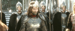 lord of the rings return of the king aragorn coronation poster
