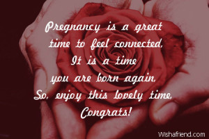 Pregnancy Congratulations Messages