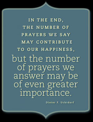 LDS Quotes On Prayer