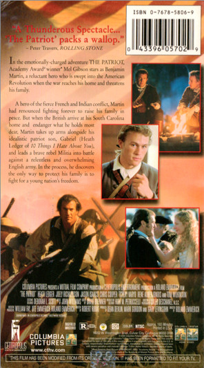 Mel Gibson The Patriot Quotes http://thepatriot-vs-history.wikispaces ...